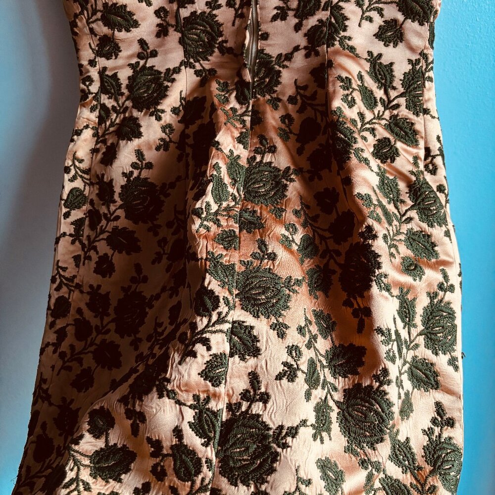 Stunning 60s Brocade Wiggle Dress & Matching Jacket - Picture 7 of 16